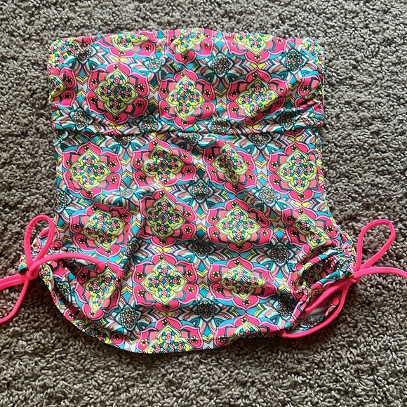 Arizona Jean Company Women’s Strapless Floral Tankini Size Small - Picture 5 of 10